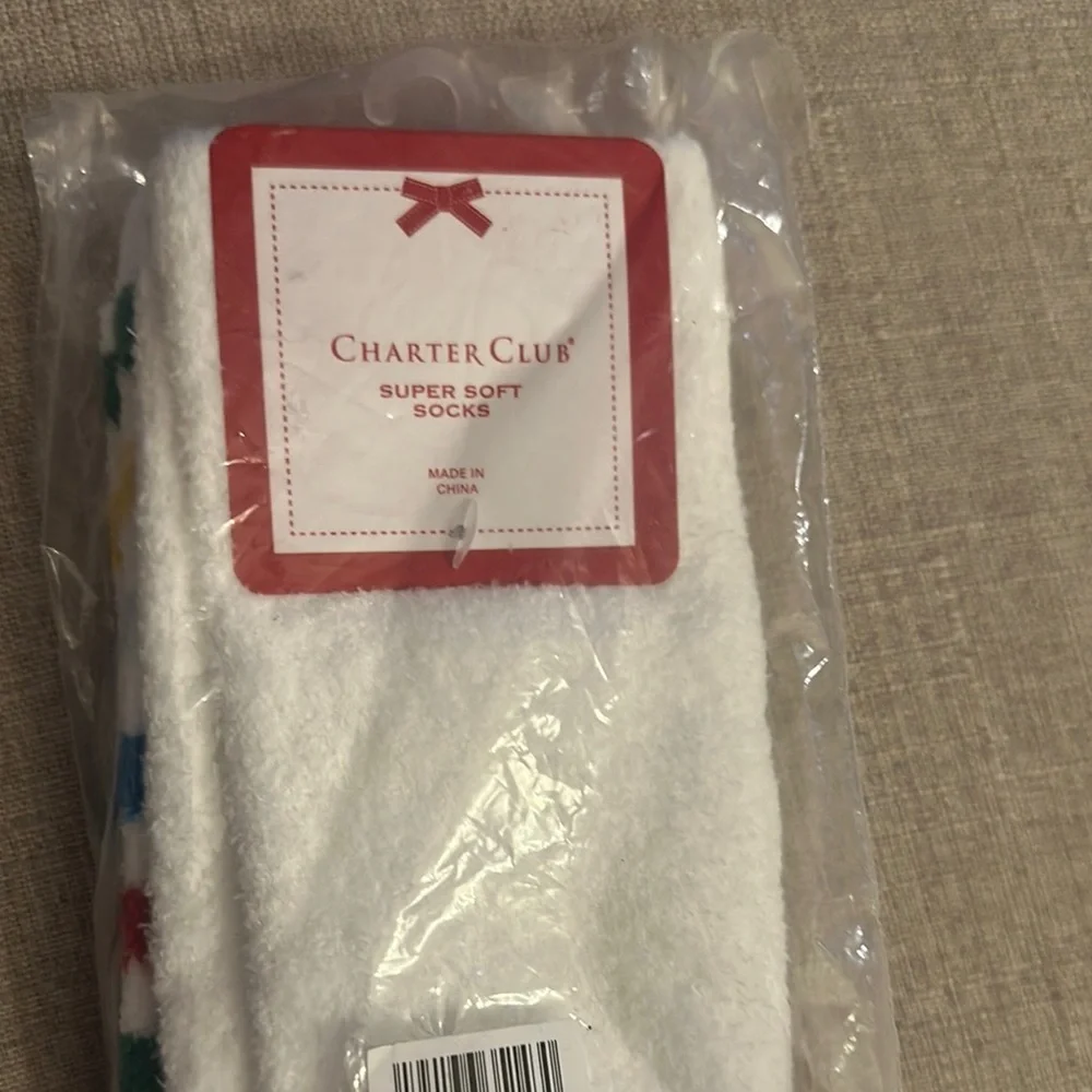 Charter Club cozy socks